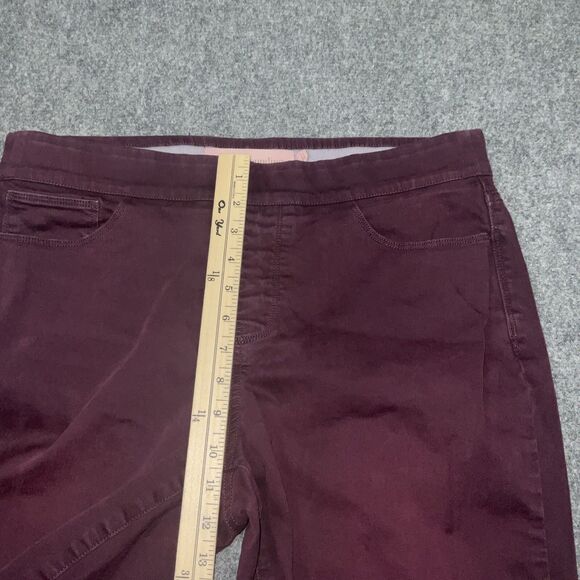 Soft Surroundings Jeans Womens Size L Purple Denim Pull On - Picture 6 of 10